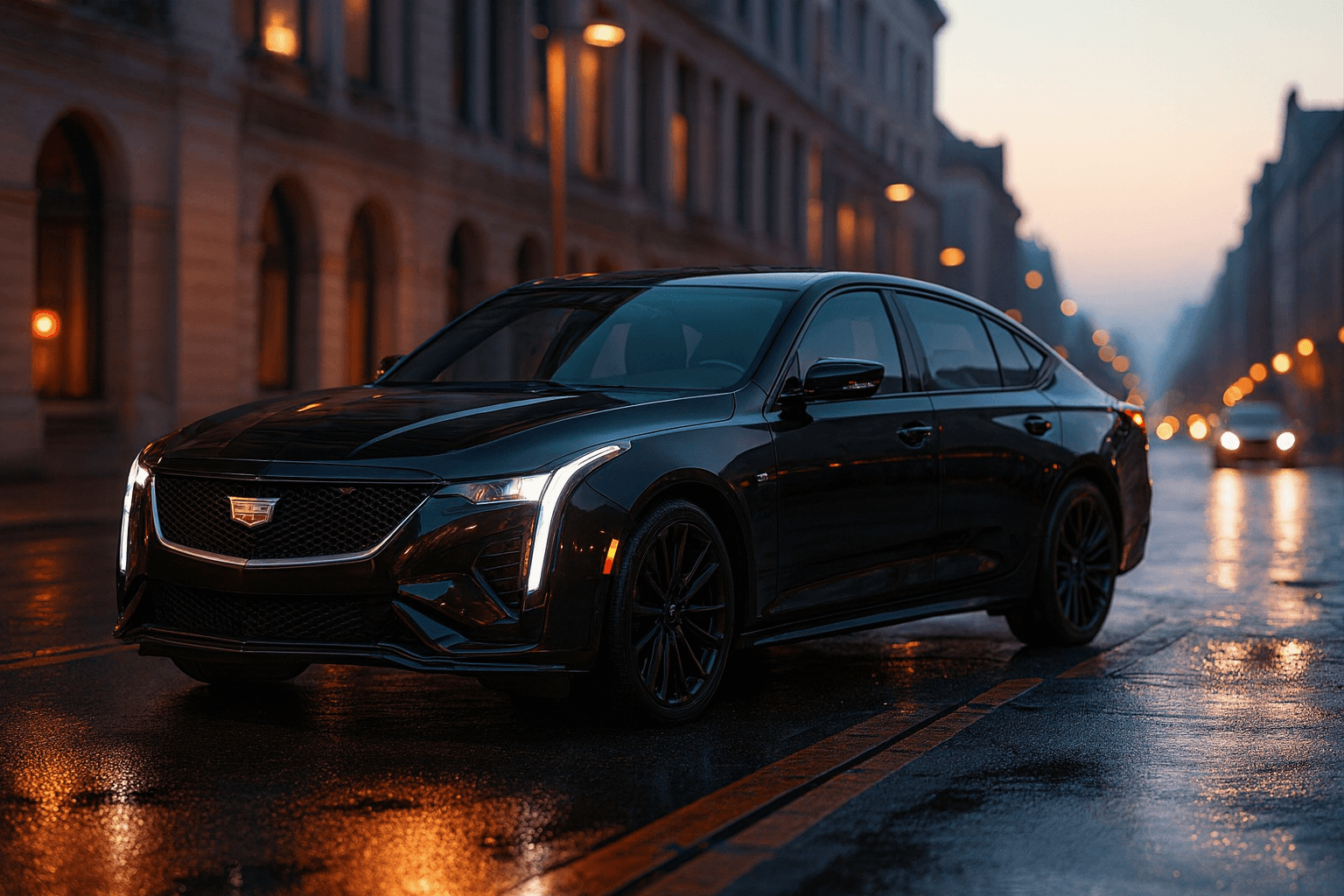 Latest Model Cadillac Sedan - 4 Passengers